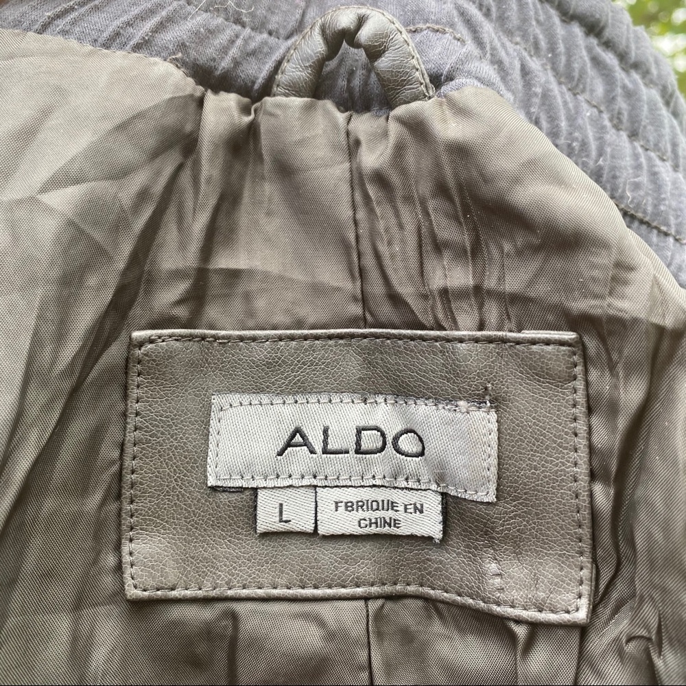 ❌SOLD❌ Aldo Vintage Moto Zip Jacket - Picture 15 of 16